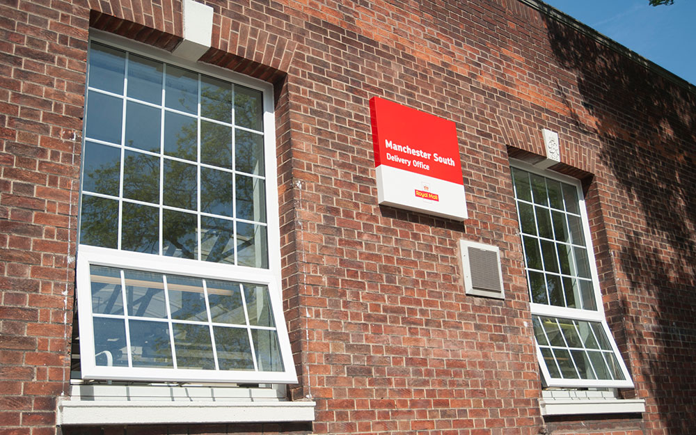 Manchester South and Stockport Central Delivery Offices Royal Mail Group
