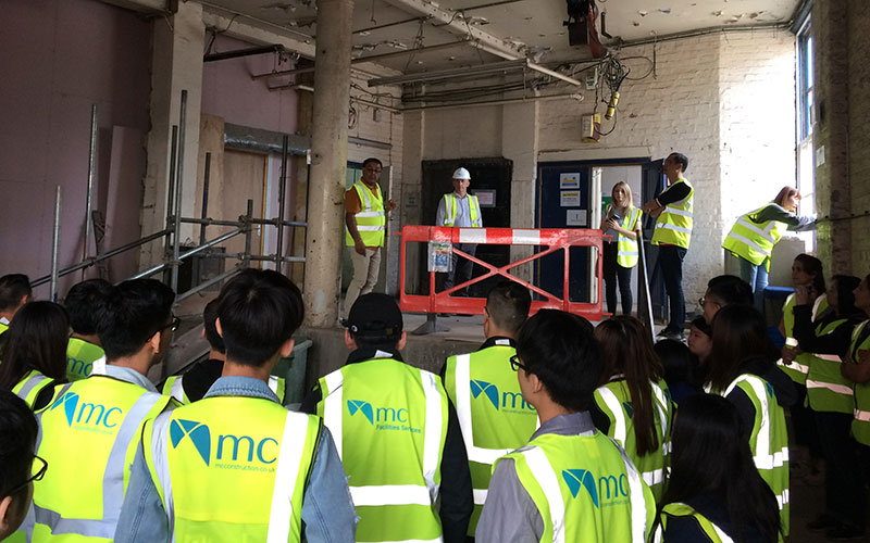 Hong Kong Institute of Vocational Education visit MC Construction