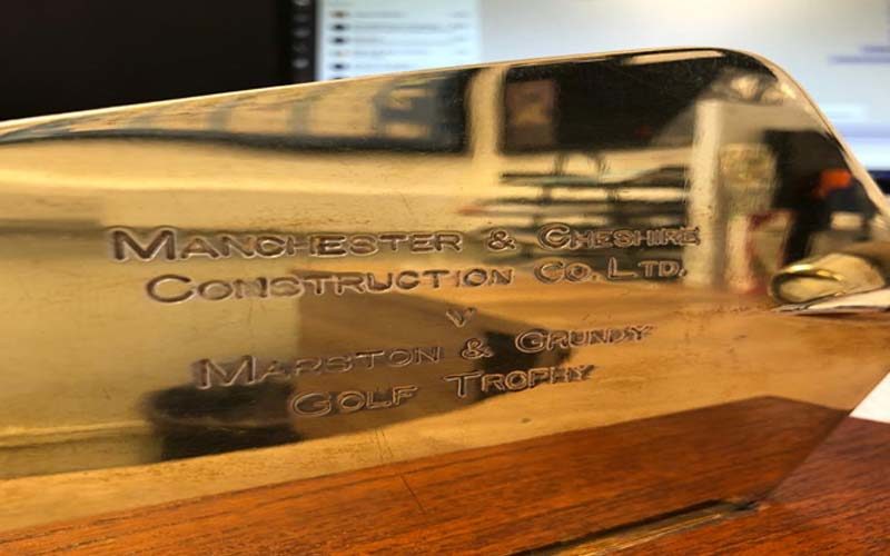 Trowel Trophy Stays Safe at MC HQ